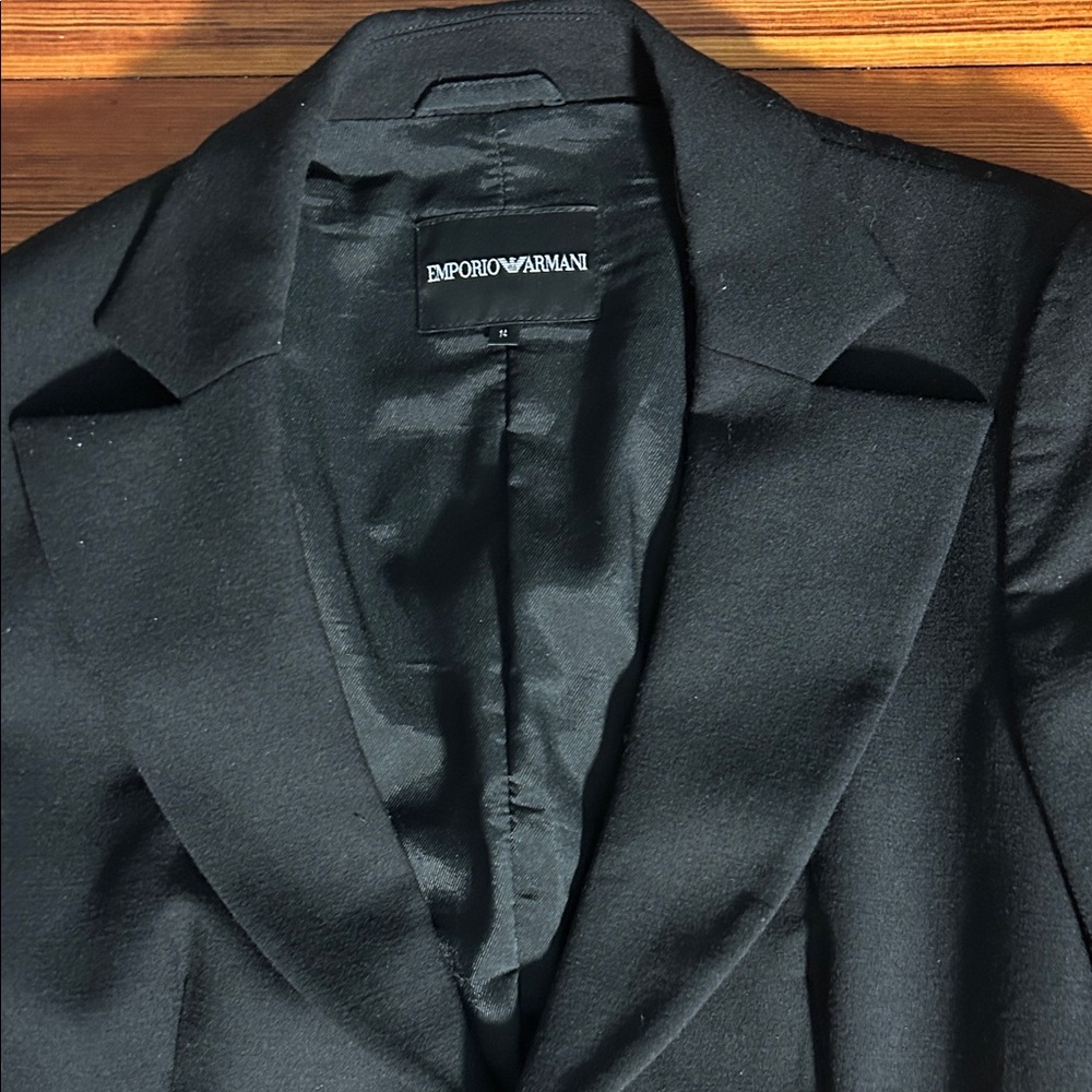 Emporio Armani Classic Vintage Black Jacket